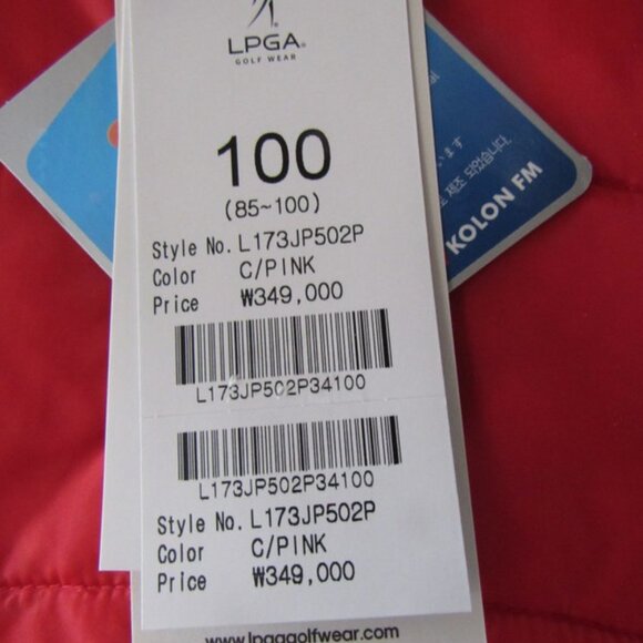 Women's Golf/Ski Jacket. Red & White. Size M. NWT - Picture 12 of 12